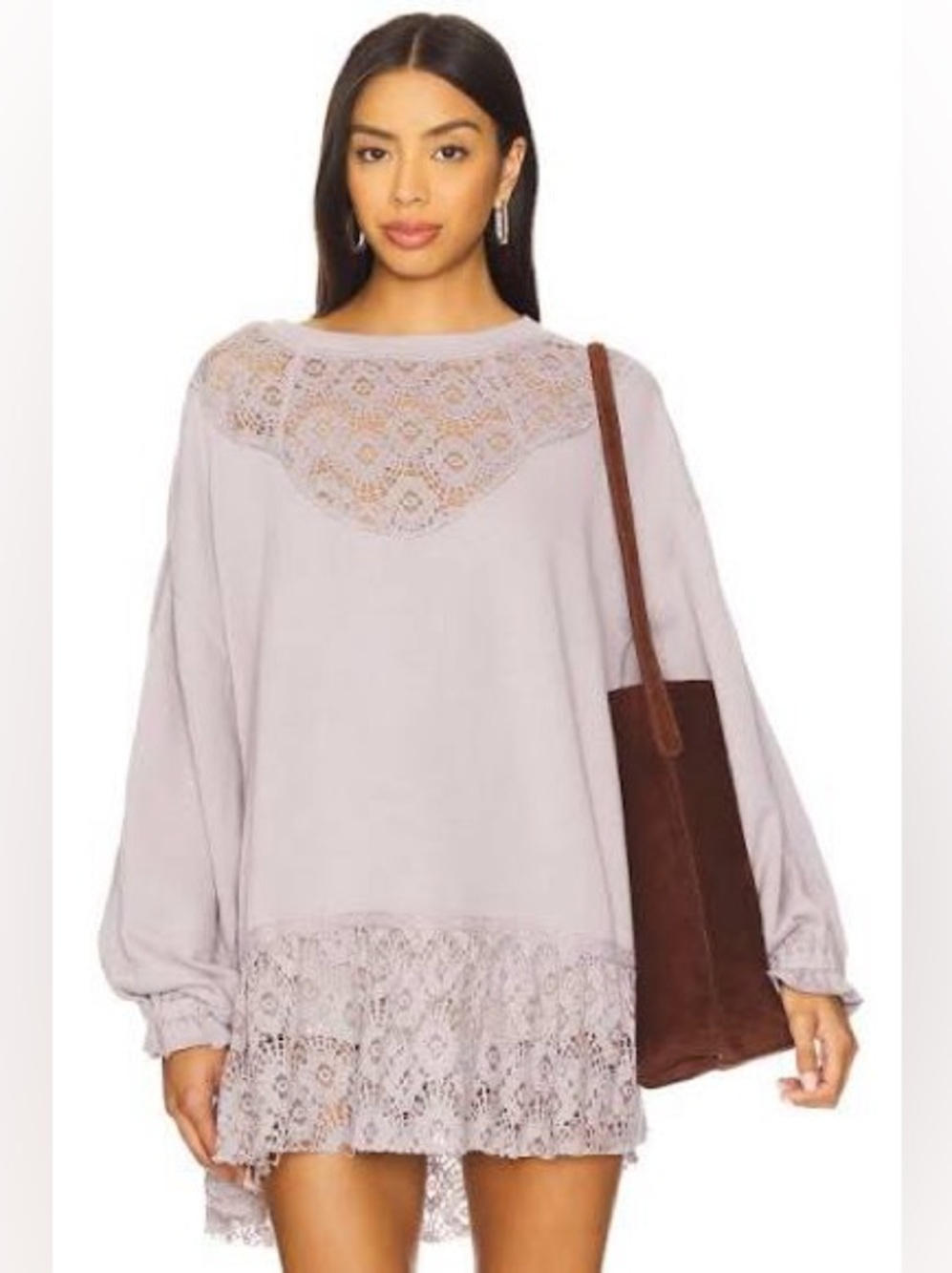 Free People x REVOLVE Belle Sweatshirt in Raindrops Size XS (Oversized)